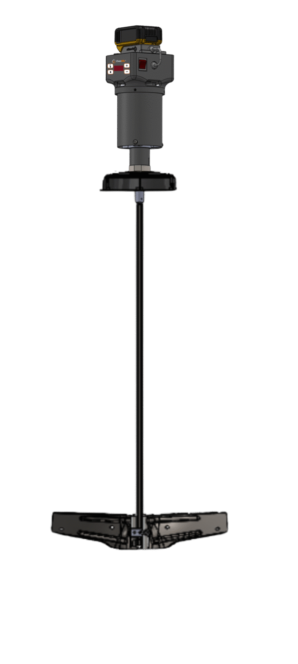 EvenMix® 1 HP Battery-Powered Digital IBC Tote Mixer - 1 Set of Blades - Image 3
