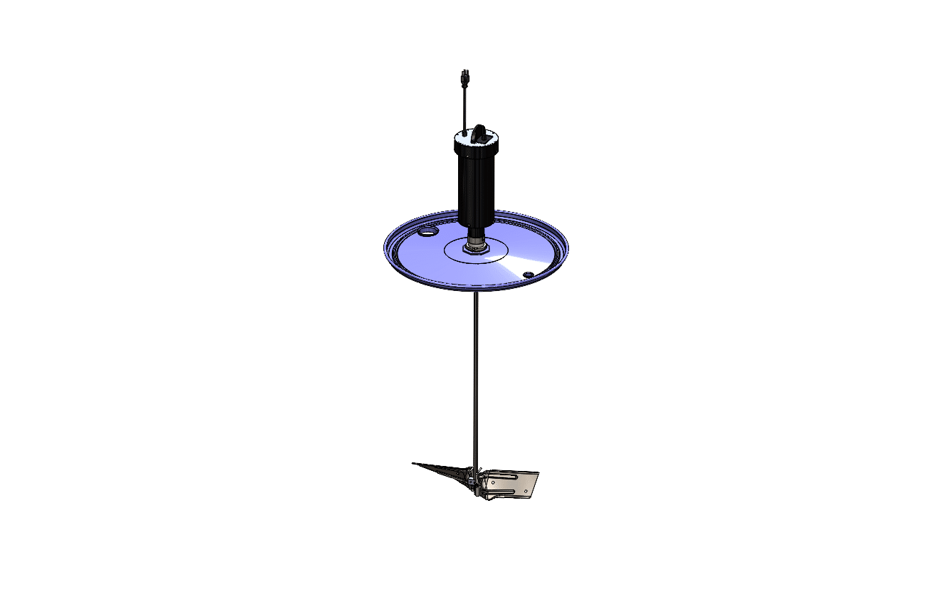 Drum Lid Mixer by Even Mix™ for 55 Gallon Drums