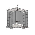 EvenMix® IBC Tote Mixer, lawn and tree fertilizer, agriculture, distillery brewery winery, oil gas and mining, water treatment, personal care and cbd, ink paint and coatings, polymer adhesive and resin, chemicals