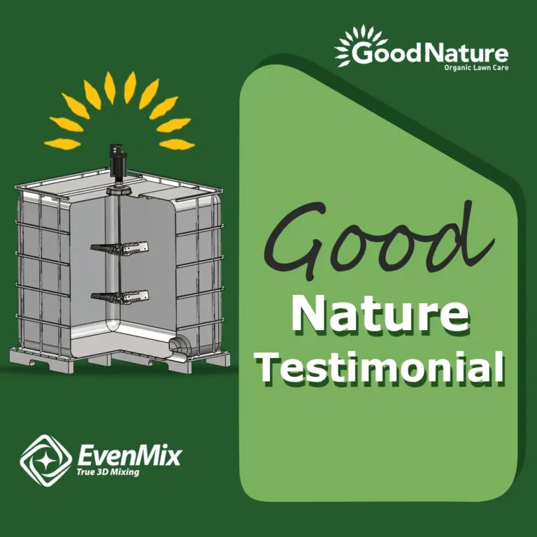 EvenMix® IBC Tote Mixer Review: How Good Nature Organic Lawn Care Solved Its Mixing Problem